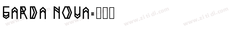 Garda Nova字体转换